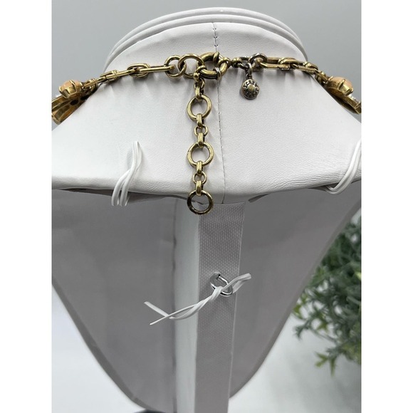 J. Crew Firefly Crystal
AB Peach Topaz Green Collar Statement Floral Necklace - Picture 12 of 16